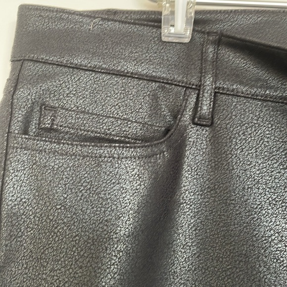 Ann Taylor leather look jean cut pants. - Picture 5 of 5